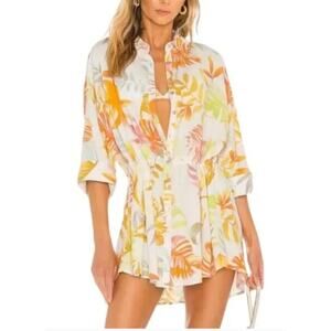 L*Space Pacifica Tunic Summer Tropics Coverup XS/S